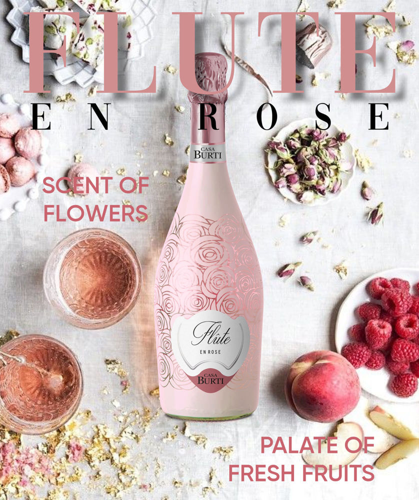 vang nổ, sparkling wine, cuvee, casa burti flute en rose, vang nhập khẩu chính hãng, vang nhập giá rẻ, vang ý, shop rượu 74